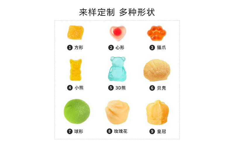 軟糖OEM代加工，營養(yǎng)更美味